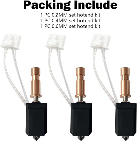 HzdaDeve Heat Cartridge Heating Tube 24V 40W Thermistor Temp Sensor for Flsun SR/QQ-S Pro/Q5 Hotend Kit Hot End Parts Print Head Replacement Extruder Upgraded Version PT100 Volcano 3D Printer (4 Pack) in Saudi Arabia