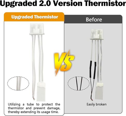 HzdaDeve Heat Cartridge Heating Tube 24V 40W Thermistor Temp Sensor for Flsun SR/QQ-S Pro/Q5 Hotend Kit Hot End Parts Print Head Replacement Extruder Upgraded Version PT100 Volcano 3D Printer (4 Pack) in Saudi Arabia