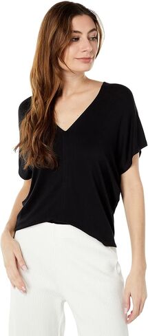 Vince Women's Dbl V-Neck Popover in Saudi Arabia