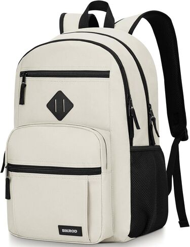 BIKROD Backpack for Girls Women, School Backpack for Teen Boys, Lightweight Casual High School Bookbag, Daily-use Travel Laptop Backpack with USB Charging Port Fits 15.6 Inch Notebook in Kuwait