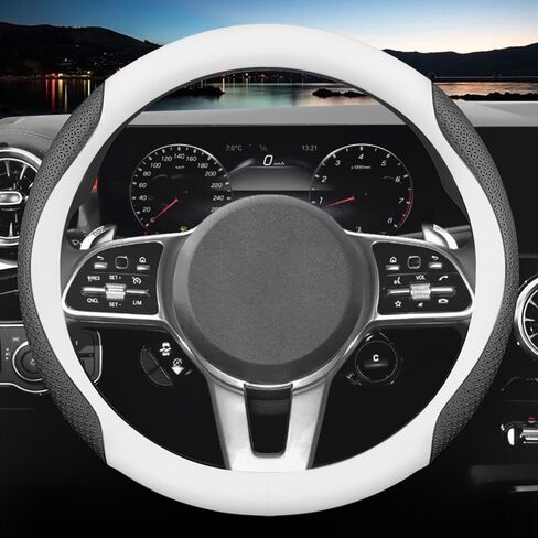 Steering Wheel Cover, Comfortable, Non-Slip and Stylish, for Mercedes Benz Steering Wheel Cover (Black) in Saudi Arabia