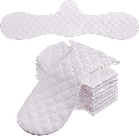Boyiee 9 Pcs Reusable Cotton Bra Liners Under Bra Bra Liners to Absorb Sweat Under Breasts Under Breast Sweat Absorber Pads Under Bra Sweat Liners for Women Rash Boob Sweat Supplies White in Saudi Arabia