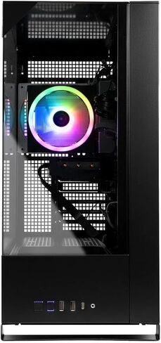 Skytech Shadow Gaming PC Desktop, Ryzen 5 9600X 3.9 Ghz (5.4GHz Turbo), AMD RX 9060 XT 8GB, 1TB Gen4 NVMe SSD, 16GB DDR5 RAM 6000, 650W Gold PSU, Wi-Fi, Win 11 in Saudi Arabia