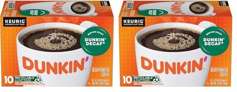 Dunkin' Decaf Medium Roast Coffee, 60 Keurig K-Cup Pods in Kuwait