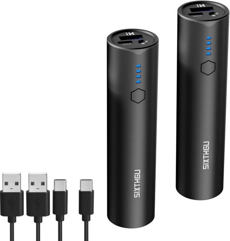 شاحن محمول ، 5000 مللي أمبير في الساعة بنك الطاقة ، S03 S03 بحجم الحزمة ، شحن سريع USB-C (داخل وخارج) متوافق مع سلسلة iPhone و Android وسماعات الأذن والمزيد in Saudi Arabia