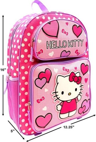 Fast Forward Hello Kitty 16" Licensed Large School Backpack (Hello Kitty Polka Dots) in Saudi Arabia