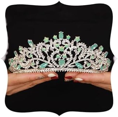 Wedding Crowns for Women Tiaras and Crowns for Bride Birthday Crowns for Girls Princess Crowns and Tiaras for Party Prom Costume in Saudi Arabia