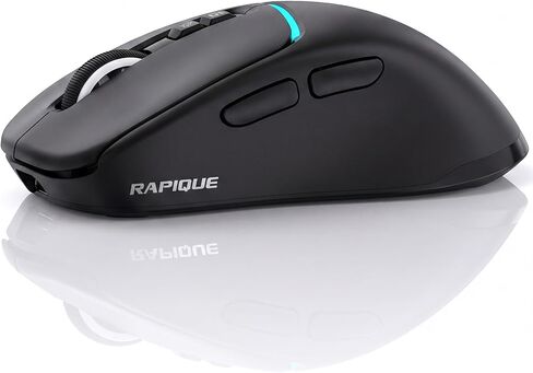 Wireless Bluetooth Mouse – Dual Bluetooth ＆ 2.4GHz USB Receiver, 4 DPI Levels (1000–3200), USB-C Rechargeable, Ergonomic Right-Hand Grip, Silent Click, Compacr for Computer/Mac/Laptop - White in Saudi Arabia