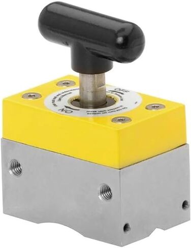 Magswitch MagSquare 400 حامل مشبك قاعدة مربعة لحام مغناطيسي لمجموعة اللحام والأدوات واللوازم والملحقات، مفتاح مغناطيسي مع قدرات تشغيل/إيقاف، قوة حمل 400 رطل in Saudi Arabia