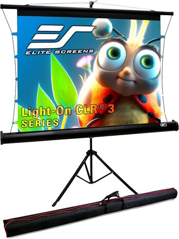 سلسلة حامل ثلاثي القوائم من Elite Screens، مقاس 136 بوصة 1:1، شاشة عرض محمولة داخلية وخارجية قابلة للتعديل، نسبة عرض إلى ارتفاع متعددة قابلة للتعديل، 8K / 4K Ultra HD 3D جاهزة، ضمان لمدة عامين من شركة مقرها الولايات المتحدة، T136NWS1 - أبيض in Saudi Arabia