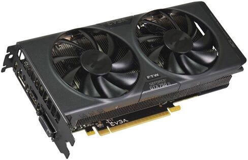 EVGA Geforce GTX 750TI Superclocked 2GB GDDR5 Card 02G-P4-3753-KR in Kuwait