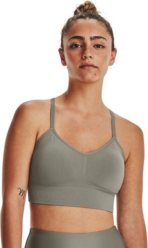 Under Armour Train Seamless Low Impact Bra for Women - Pure Polyester Construction - Sweat-Wicking Fabric in Kuwait