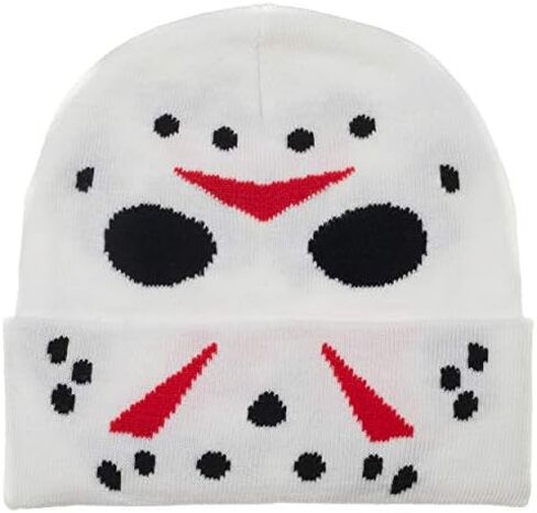 Friday The 13th Jason Glow in The Dark Horror Cuffed Winter Beanie in Saudi Arabia