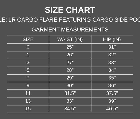 YMI Women's Junior Cargo Flare Jean with Side Pockets in Saudi Arabia