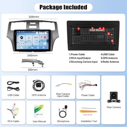 Stereo Sixwin 6G+128G Android Car Stereo لـ Lexus IS250 IS300 IS350 2006-2012 in Kuwait