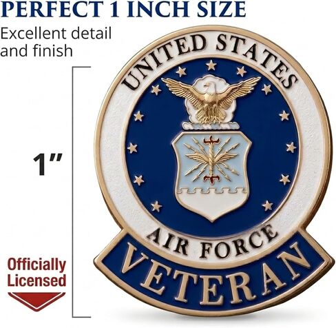 الولايات المتحدة الأمريكية القوات الجوية USAF المخضرم والمتقاعد شعار ختم التلبيب دبوس in Saudi Arabia