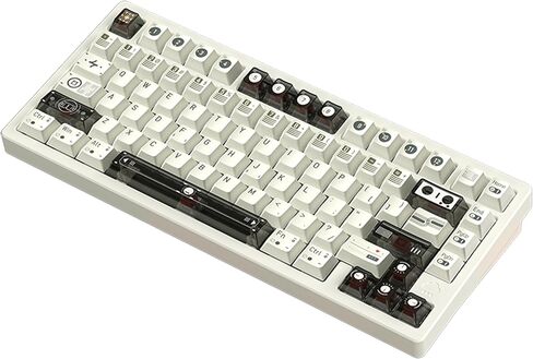 Keebmonkey Wobkey Rainy 75 RT Rapid Trigger CNC الألومنيوم لوحة مفاتيح ألعاب سلكية ، لوحة المفاتيح الميكانيكية تأثير القاعة ، تشغيل قابلة للتعديل ، معدل استطلاع 8K ، 0.125ms الكمون. (Pro Red) in Kuwait