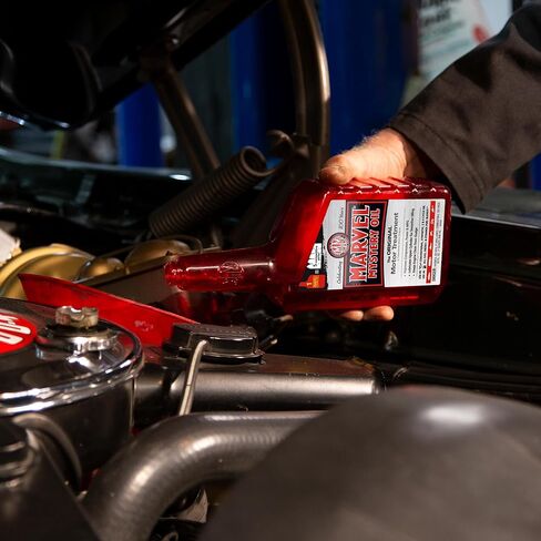 Marvel Mystery Oil Oil Additive, 1Gal, Red, Transparent in Saudi Arabia