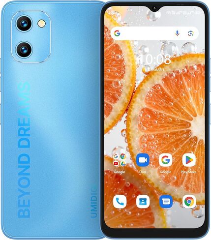UMIDIGI Cell Phone G1 Plus, Dual SIM 4G LTE Mobile Phones, 3GB+32GB & 1TB Expandable Android Phone, 6.52" HD+, 5150mAh Battery, GSM Unlocked in Saudi Arabia