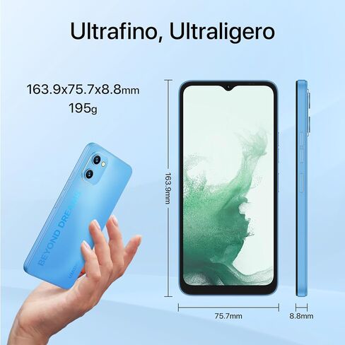 UMIDIGI Cell Phone G1 Plus, Dual SIM 4G LTE Mobile Phones, 3GB+32GB & 1TB Expandable Android Phone, 6.52" HD+, 5150mAh Battery, GSM Unlocked in Saudi Arabia