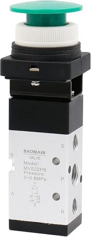 Baomain Roller Type Pneumatic Mechanical Valve JM-07 PT1/4" 2 Position 3 Way Normally Closed (MSV98322R) in Kuwait