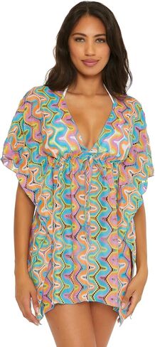 BECCA Modwave Crochet Tunic Cover-Up Multi MD/LG in Saudi Arabia