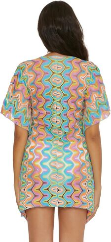 BECCA Modwave Crochet Tunic Cover-Up Multi MD/LG in Saudi Arabia