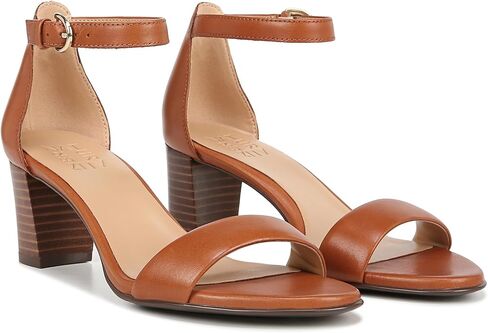 Naturalizer Womens Vera Heeled Sandal, Spring Mint Metallic Leather, 9.5 US in Saudi Arabia