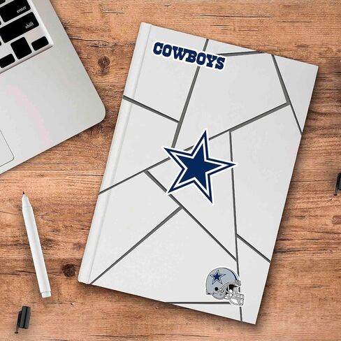 ملصق فريق NFL Dallas Cowboys من Fanmats، 3 عبوات، أزرق، مقاس واحد in Saudi Arabia