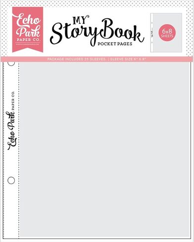 Echo Park Paper Company 25 Pack Designer Pocket 6 x 8 Page - 6 x 8 Pocket in Saudi Arabia