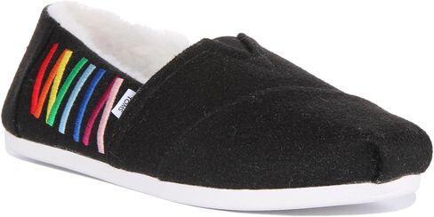 TOMS Womens Alpargata - Black in Saudi Arabia