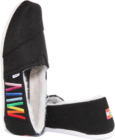 TOMS Womens Alpargata - Black in Saudi Arabia
