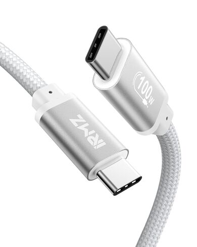White USB C to USB C Cable 2ft for Apple C to C Cable Charging Fast Charging ، 100W USBC Charger for iPhone 17 16 ، for iPhone 17 Air ، 16 Plus ، 16 Pro Max ، 16e in Kuwait