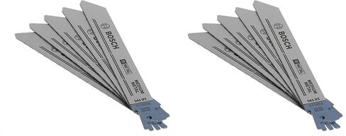 Bosch RM618 6-Inch 18T Metal Cutting reciprocating Saw Blades - 5 Pack, Blue in Kuwait