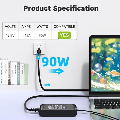65W لشاحن Dell Inspiron المحمول 15 3000 5000 7000 ؛ 14 3000 5000 7000 ؛ 13 5000 7000 Series 3558 3580 5100 5425 5458 5535 5555 5558 5581 7400 7570 7586 7591 in Saudi Arabia