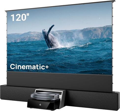 جهاز عرض تلفزيون ليزر ثلاثي AWOL Vision LTV-3500 Pro UST، سطوع يشبه التلفاز 3500 لومن، دقة مثالية 150 بوصة، Dolby Vision، 4K 3D HDR10+ جهاز عرض قصير للغاية in Kuwait