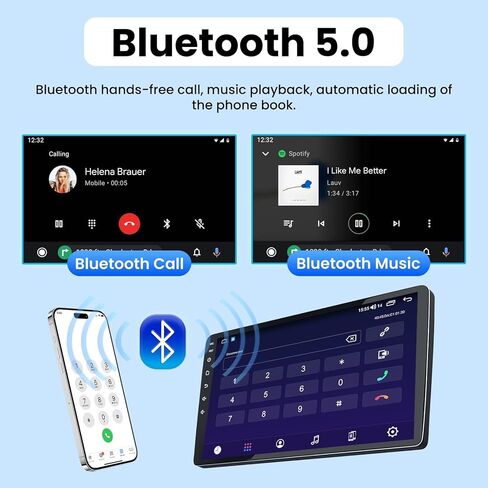 ترقية راديو Car Radio لشاشة Ford Escape 2013-2018-4+64GB ، 5G WIFI ، 9 "1280 × 800 شاشة تعمل باللمس ، Carplay Android Auto ، GPS ، Bluetooth ، DSP ، RDS ، SWC ، HIFI ، كاميرا احتياطية in Kuwait