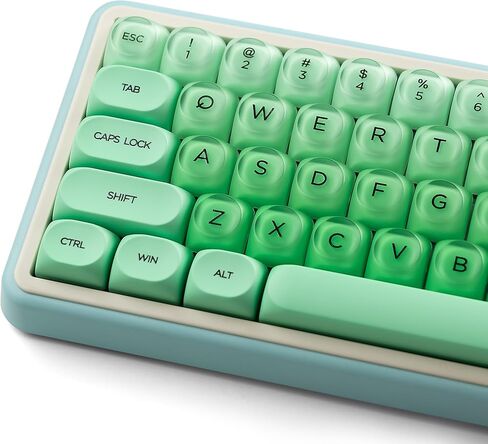 Kelly Jade Keycaps ، Cate Ragdoll Cat Caps ، ملف تعريف MAO ، مخصص 148 مفتاحًا مخصصًا لـ 100 ٪ ، 75 ٪ ، 65 ٪ ، 60 ٪ من لوحة المفاتيح الميكانيكية (الوردي) in Saudi Arabia