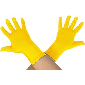 Gaoin Unisex Short Spandex Wrist Length Stretchy Costume Gloves 9.5“ in Kuwait