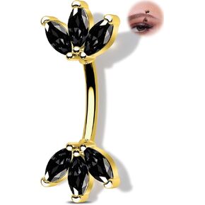 Melighting Nipple Rings 14G, Octopus Nipple Piercing Jewelry for Women Stainless Steel 316L, Nipple Barbell, Nipple Jewelry Body Piercing Jewelry in Saudi Arabia