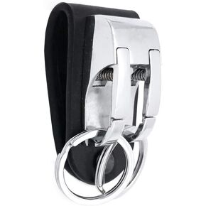 LGNL Leather Belt Loop Keychain with 2 Detachable Clips&Key Ring Belt Key Ring Holder Belt Key Chain in Saudi Arabia