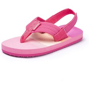 Boys Girls Flip Flops Sandals with Back Strap for Toddler/Little Kid/Big Kid in Kuwait