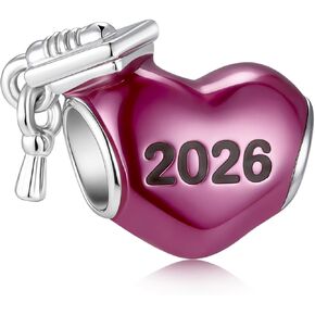 SEVENWELL Red Enamel Gift Box Charms for Pandora 925 Sterling Silver Sparkly CZ Charms Women Bracelet Jewelry for Mom Daughter Sister Wife in Saudi Arabia