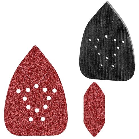 120pcs Mouse Sander Sandpaper for Mouse Sander, Detail Sander Sandpaper Sanding Sheets, Mouse Sander Pads Sanding Paper 60 120 180 240 Grit for Detail Sander, Finger Sander -FBD12 in Saudi Arabia