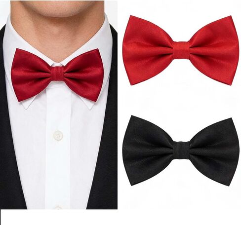 Men's Pre-tied Bowtie Adjustable Bow Tie for Men Women St. Patrick's Day Green Clover Pattern Neck Tie Uniform Bowtie in Saudi Arabia