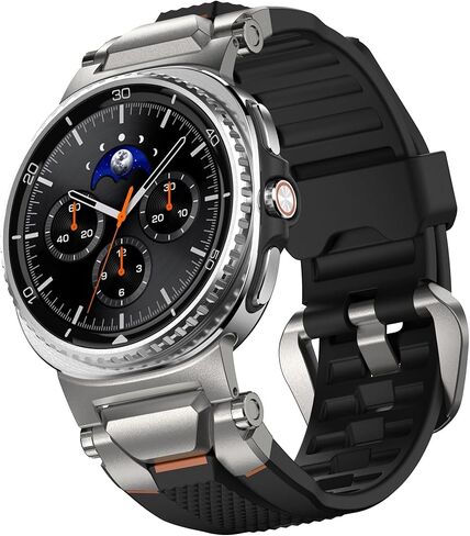 Fltimal Watch Band for Samsung Galaxy Watch 8 40mm/44mm/Classic 46mm متوافق مع فرق حزام Samsung Watch for Men Sport Fands for Watch Rugged Premium TPU & Metal in Saudi Arabia
