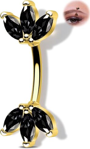 Melighting Nipple Rings 14G, Octopus Nipple Piercing Jewelry for Women Stainless Steel 316L, Nipple Barbell, Nipple Jewelry Body Piercing Jewelry in Saudi Arabia