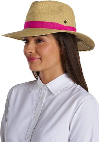 Coolibar UPF 50+ Men's Women's Peyton Lightweight Fedora - Sun Protective in Kuwait
