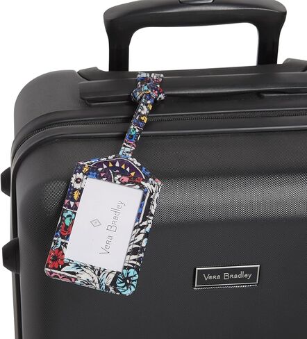 بطاقة الأمتعة القطنية من Vera Bradley، بيزلي سماوي ناعم in Saudi Arabia