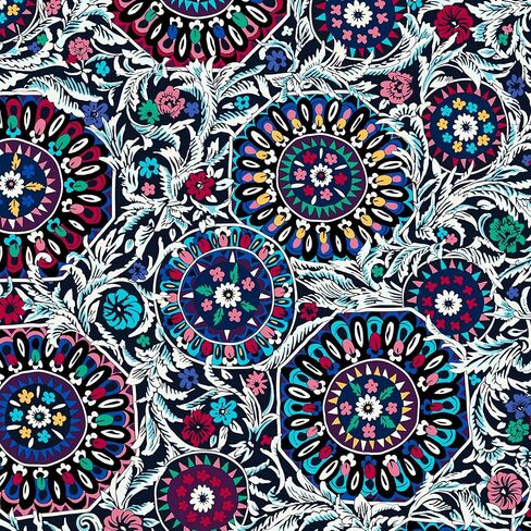 بطاقة الأمتعة القطنية من Vera Bradley، بيزلي سماوي ناعم in Saudi Arabia